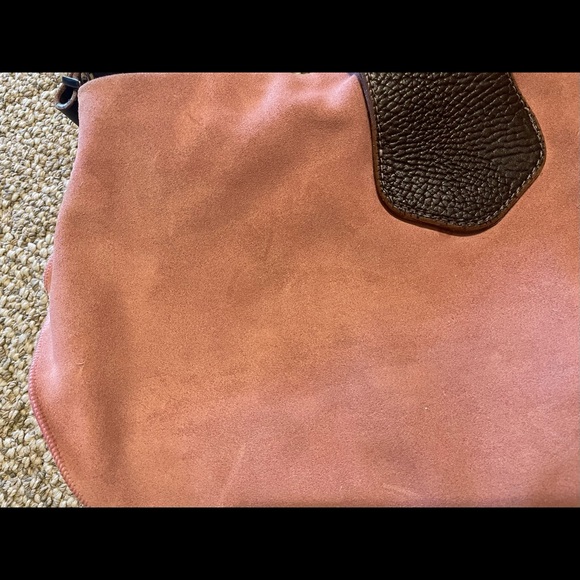 Tylie Malibu large pink suede purse - Picture 6 of 11